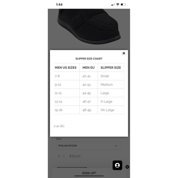 FOAMTREADS PHYSICIAN EXTRA WIDE ORTHOPEDIC ADJUSTABLE SLIPPER BLACK MEN'S NWT 8M - Picture 10 of 12